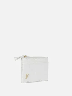 Taschen Und Portemonnaies|Primark Kartenetui In Kroko-Optik Mit Initiale Ecrufarben