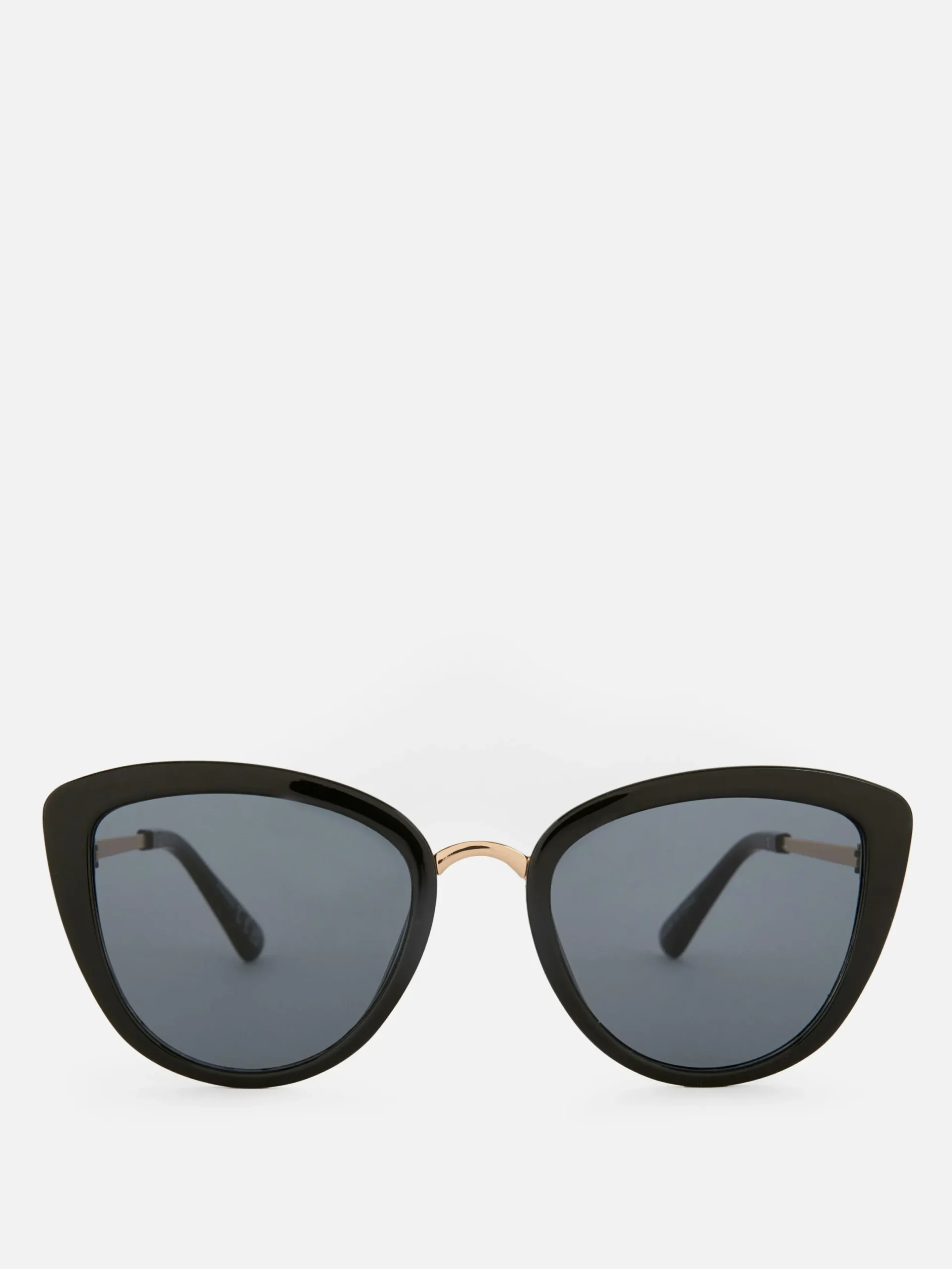Sonnenbrillen|Primark Katzenaugen-Sonnenbrille Mit Metallsteg Schwarz