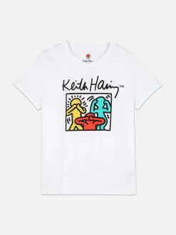 Tops Und T-Shirts|Primark „Keith Haring“ T-Shirt Mit Grafik Weiß