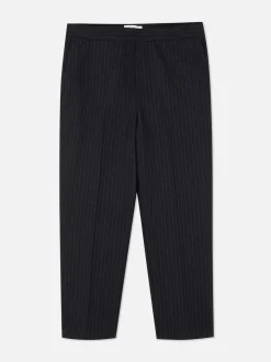 Hosen|Primark „Kem“ Hose Mit Nadelstreifen Marineblau