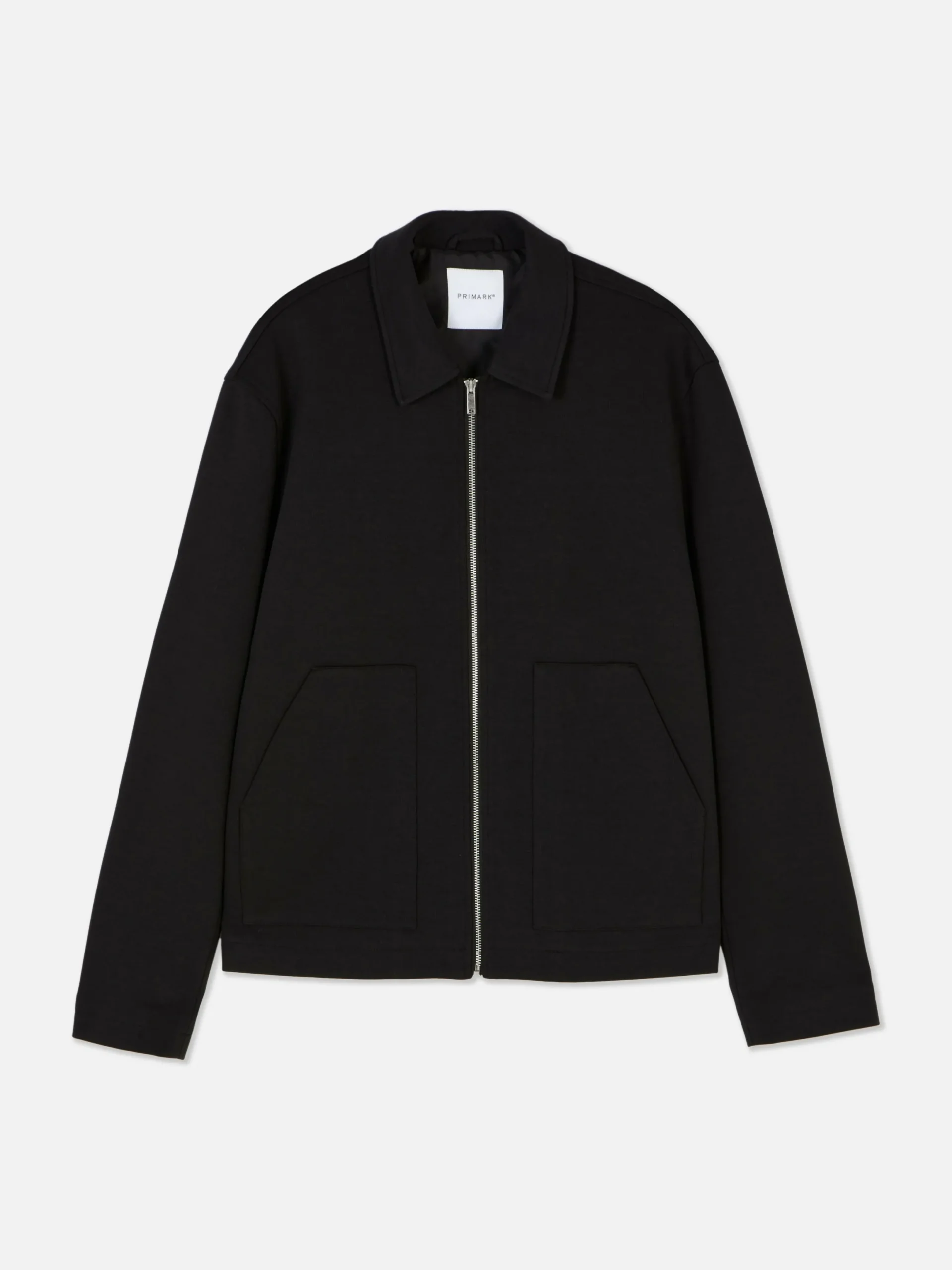Jacken Und Mäntel|Primark „Kem“ Jerseyjacke Mit Reißverschluss Schwarz