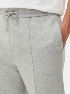 Jogginghosen|Primark „Kem“ Jogginghose Mit Geradem Bein Und Biesen Grau meliert
