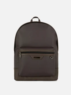 Taschen Und Portemonnaies|Primark „Kem“ Rucksack Mit Reißverschlusstasche Braun