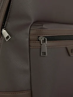 Taschen Und Portemonnaies|Primark „Kem“ Rucksack Mit Reißverschlusstasche Braun