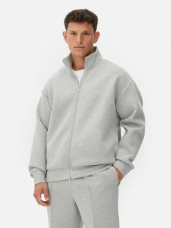Hoodies Und Sweatshirts|Primark „Kem“ Sweatshirt Mit RV-Trichterkragen Grau meliert