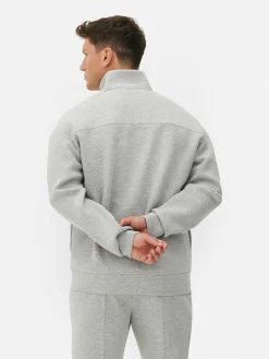 Hoodies Und Sweatshirts|Primark „Kem“ Sweatshirt Mit RV-Trichterkragen Grau meliert