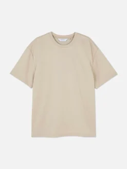 Tops Und T-Shirts|Primark „Kem“ T-Shirt In Lässiger Passform Ecrufarben