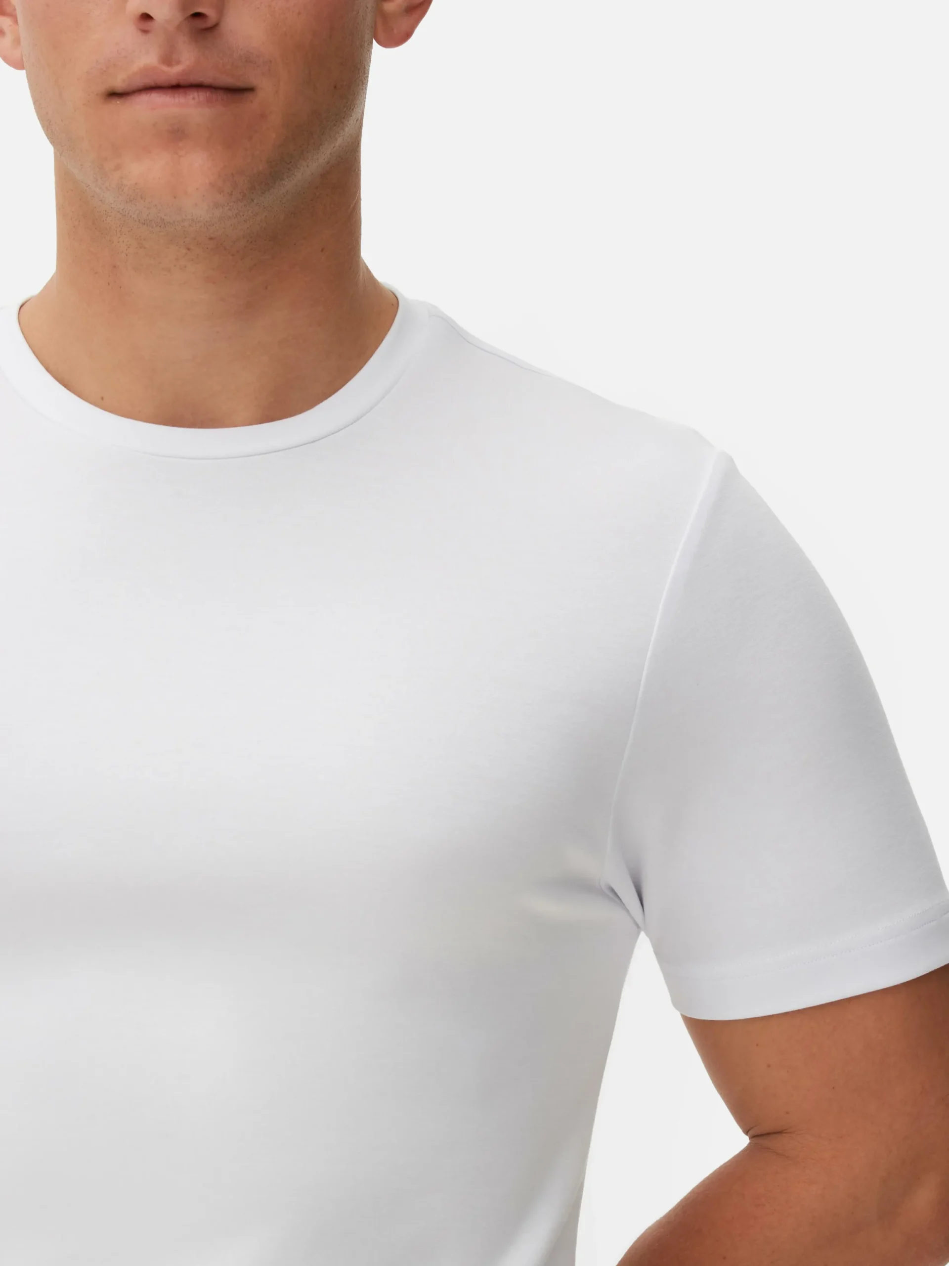 Tops Und T-Shirts|Primark „Kem“ T-Shirt Mit Rundhalsausschnitt Weiß