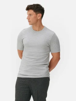 Tops Und T-Shirts|Primark „Kem“ T-Shirt Mit Rundhalsausschnitt Grau