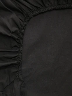 Bettlaken Und Kopfkissenbezüge|Primark King-Size-Spannbettlaken Mit Hohem Baumwollanteil Schwarz