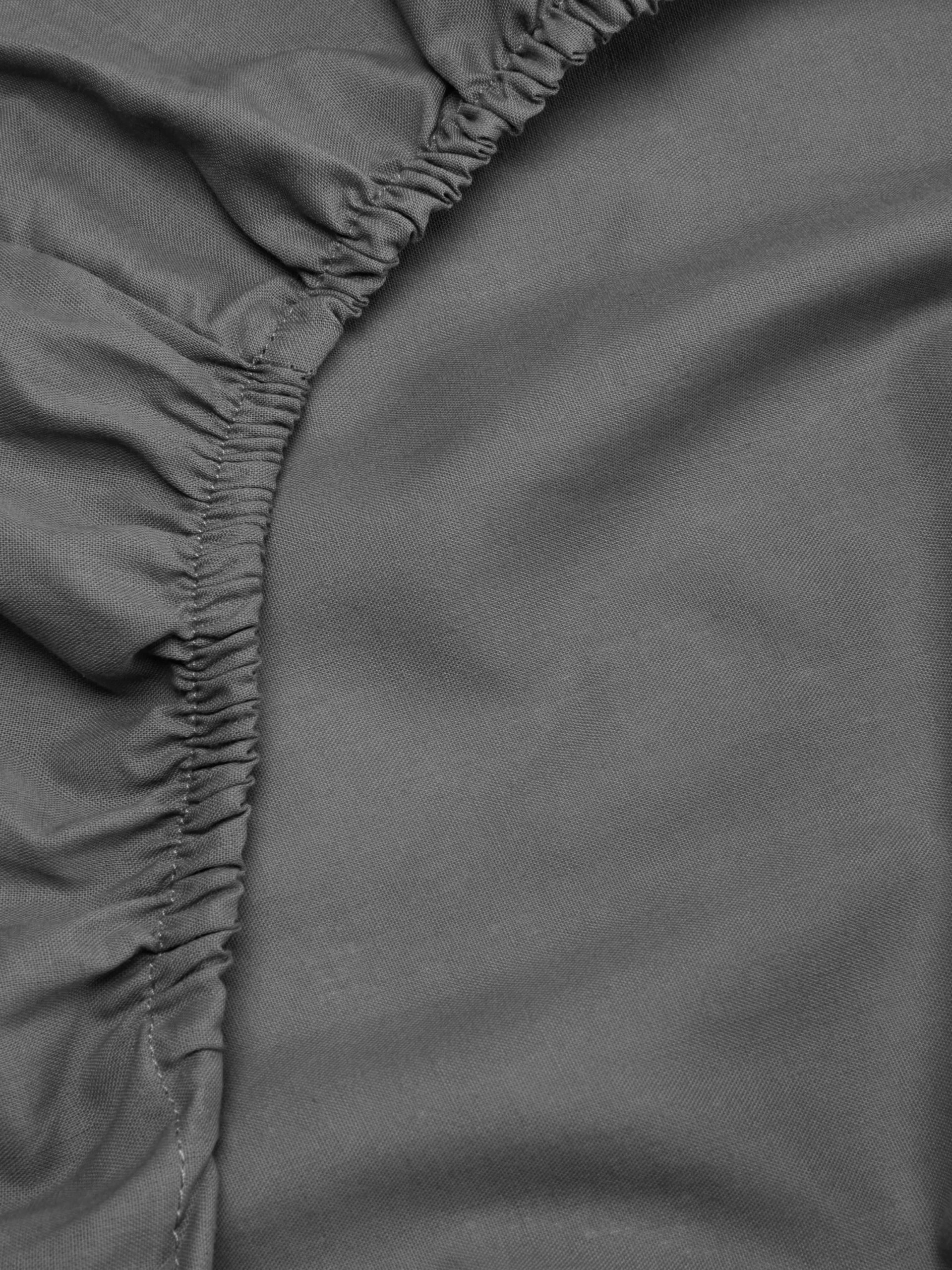 Bettlaken Und Kopfkissenbezüge|Primark King-Size-Spannbettlaken Mit Hohem Baumwollanteil Dunkelgrau