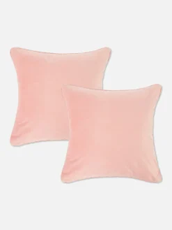 Kissen Und Bezüge|Primark Kissenbezüge Aus Samt, 2er-Pack Rosa