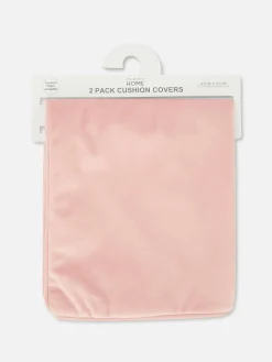 Kissen Und Bezüge|Primark Kissenbezüge Aus Samt, 2er-Pack Rosa
