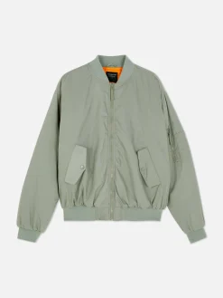 Jacken Und Mäntel|Primark Klassische Bomberjacke Khakifarben