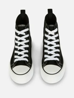Sneakers|Primark Klassische Canvas-Sneakers Schwarz
