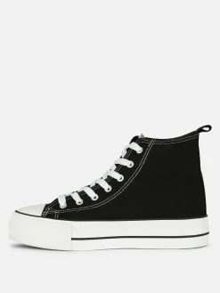 Sneakers|Primark Klassische Canvas-Sneakers Schwarz