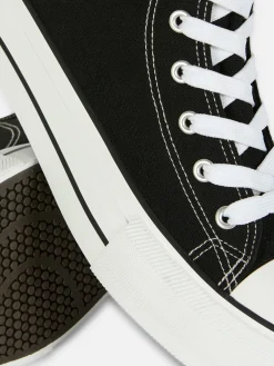 Sneakers|Primark Klassische Canvas-Sneakers Schwarz