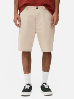 Shorts|Primark Klassische Chino-Shorts Steinfarben