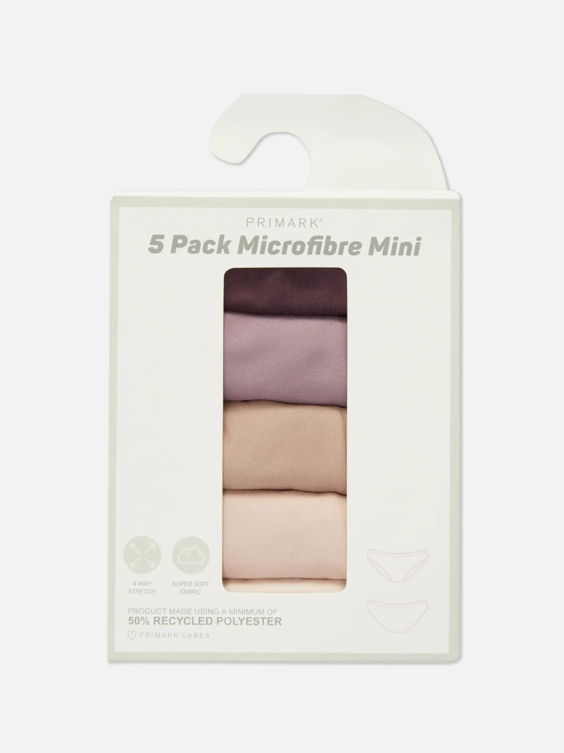 Slips|Primark Klassische Minislips, 5er-Pack Naturfarben