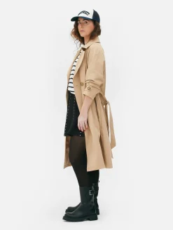 Jacken Und Mäntel|Primark Klassischer Zweireihiger Trenchcoat Kamelbraun
