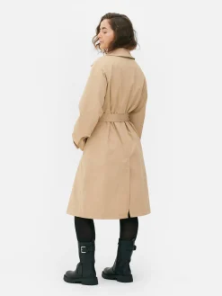Jacken Und Mäntel|Primark Klassischer Zweireihiger Trenchcoat Kamelbraun