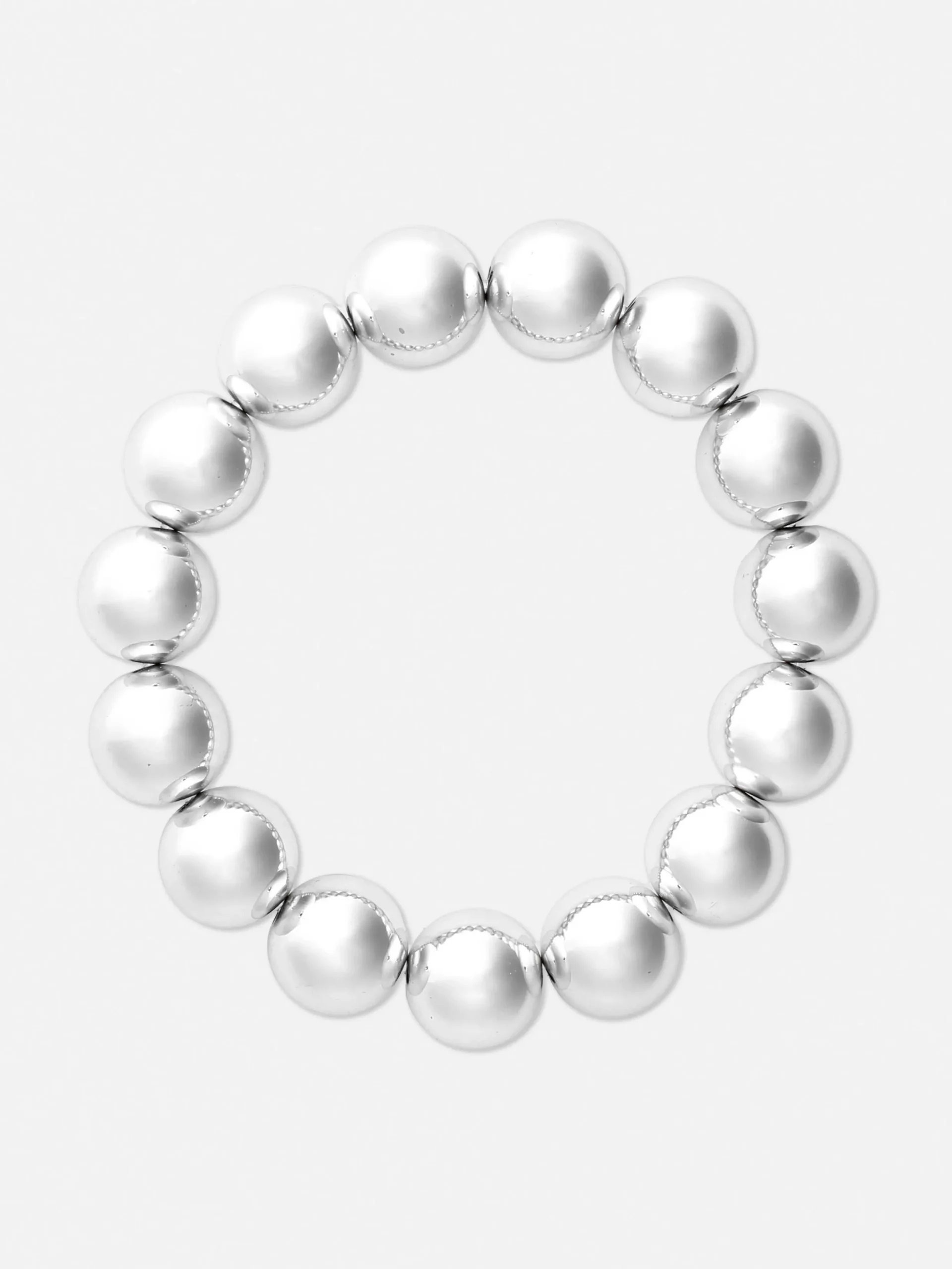 Schmuck|Primark Klassisches Kugelarmband Weiß