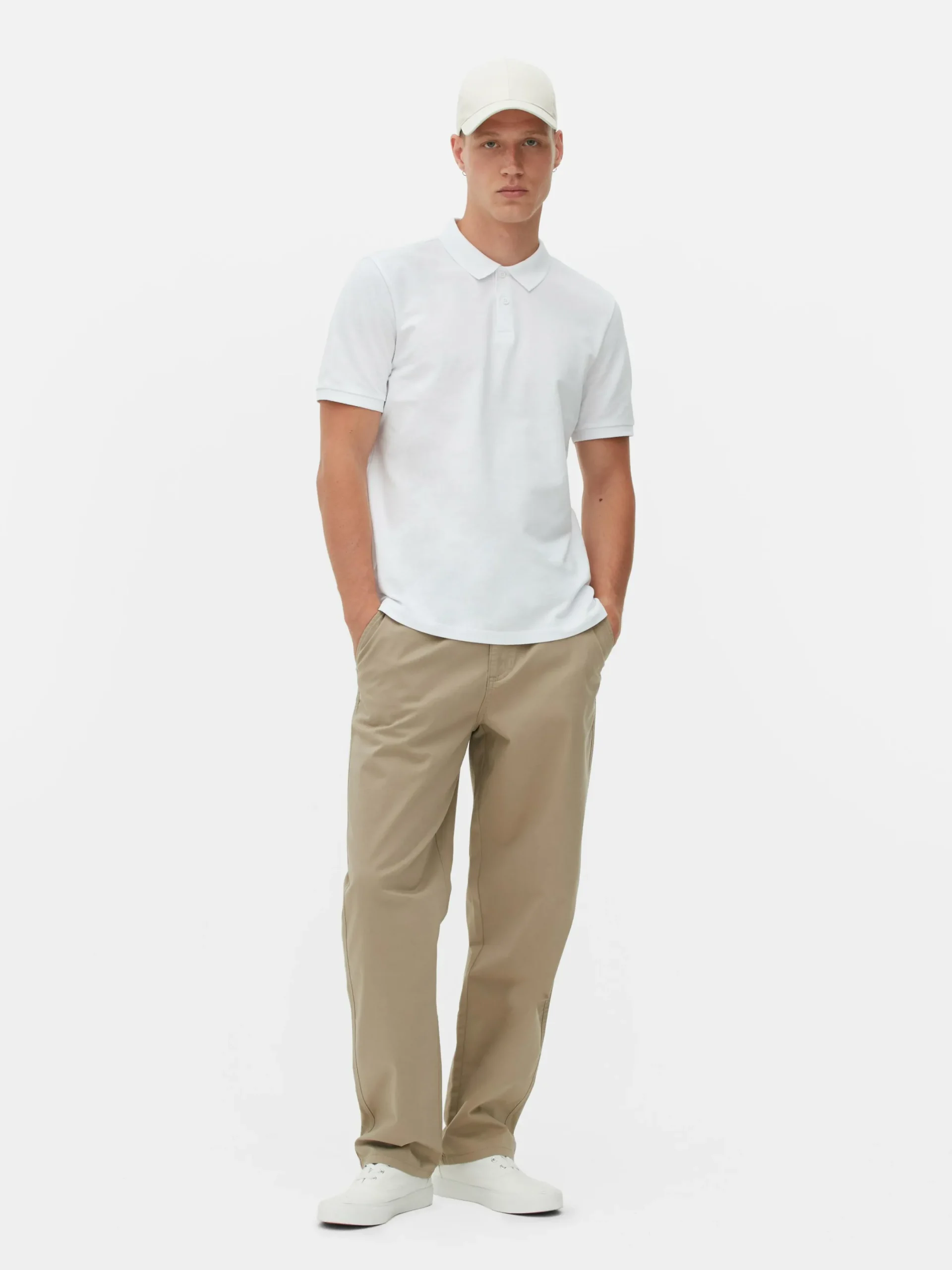 Tops Und T-Shirts|Primark Klassisches Piqué-Polohemd Weiß