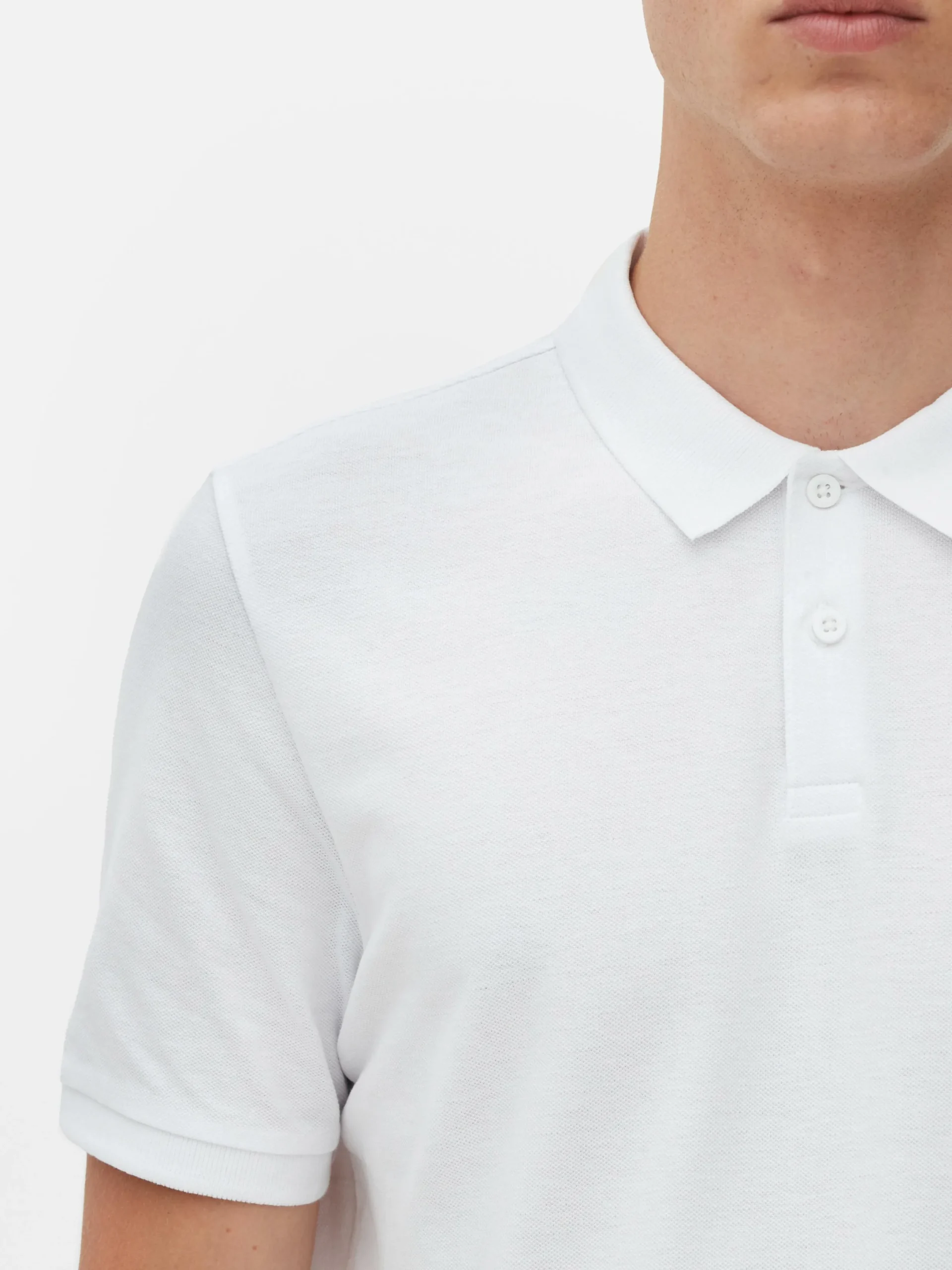 Tops Und T-Shirts|Primark Klassisches Piqué-Polohemd Weiß