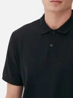 Tops Und T-Shirts|Primark Klassisches Piqué-Polohemd Schwarz