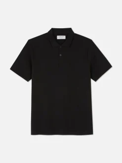 Tops Und T-Shirts|Primark Klassisches Piqué-Polohemd Schwarz
