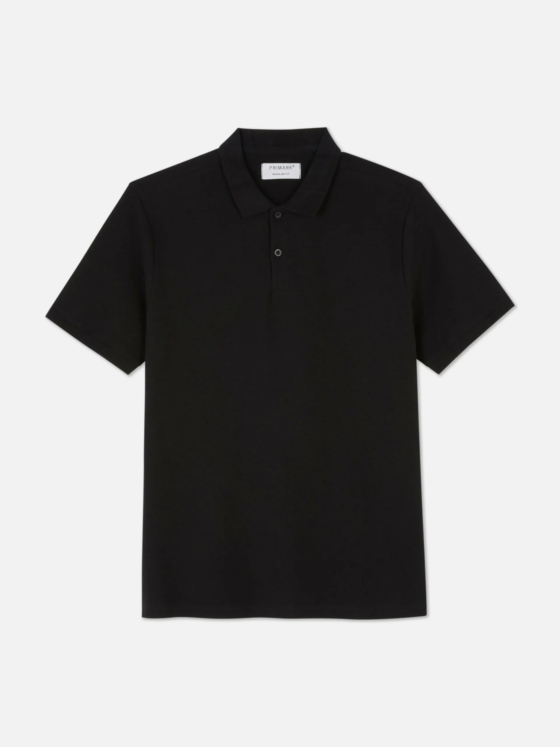 Tops Und T-Shirts|Primark Klassisches Piqué-Polohemd Schwarz