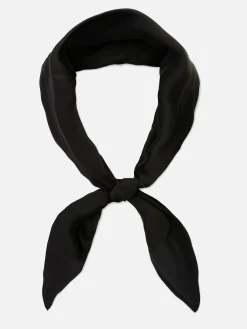Mützen, Handschuhe Und Schals|Primark Klassisches Satin-Halstuch Schwarz