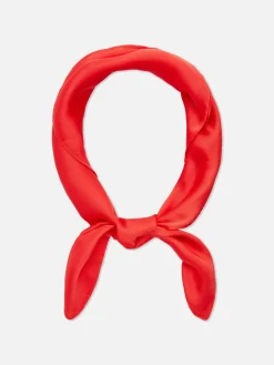 Mützen, Handschuhe Und Schals|Primark Klassisches Satin-Halstuch Rot