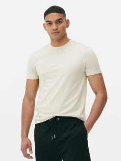 Tops Und T-Shirts|Primark Klassisches Stretch-T-Shirt Hellbeige