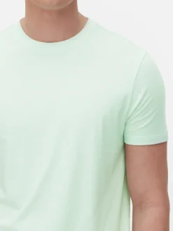 Tops Und T-Shirts|Primark Klassisches Stretch-T-Shirt Mintgrün