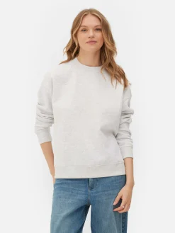 Hoodies Und Sweatshirts|Primark Klassisches Sweatshirt Mit Rundhalsausschnitt Grau meliert