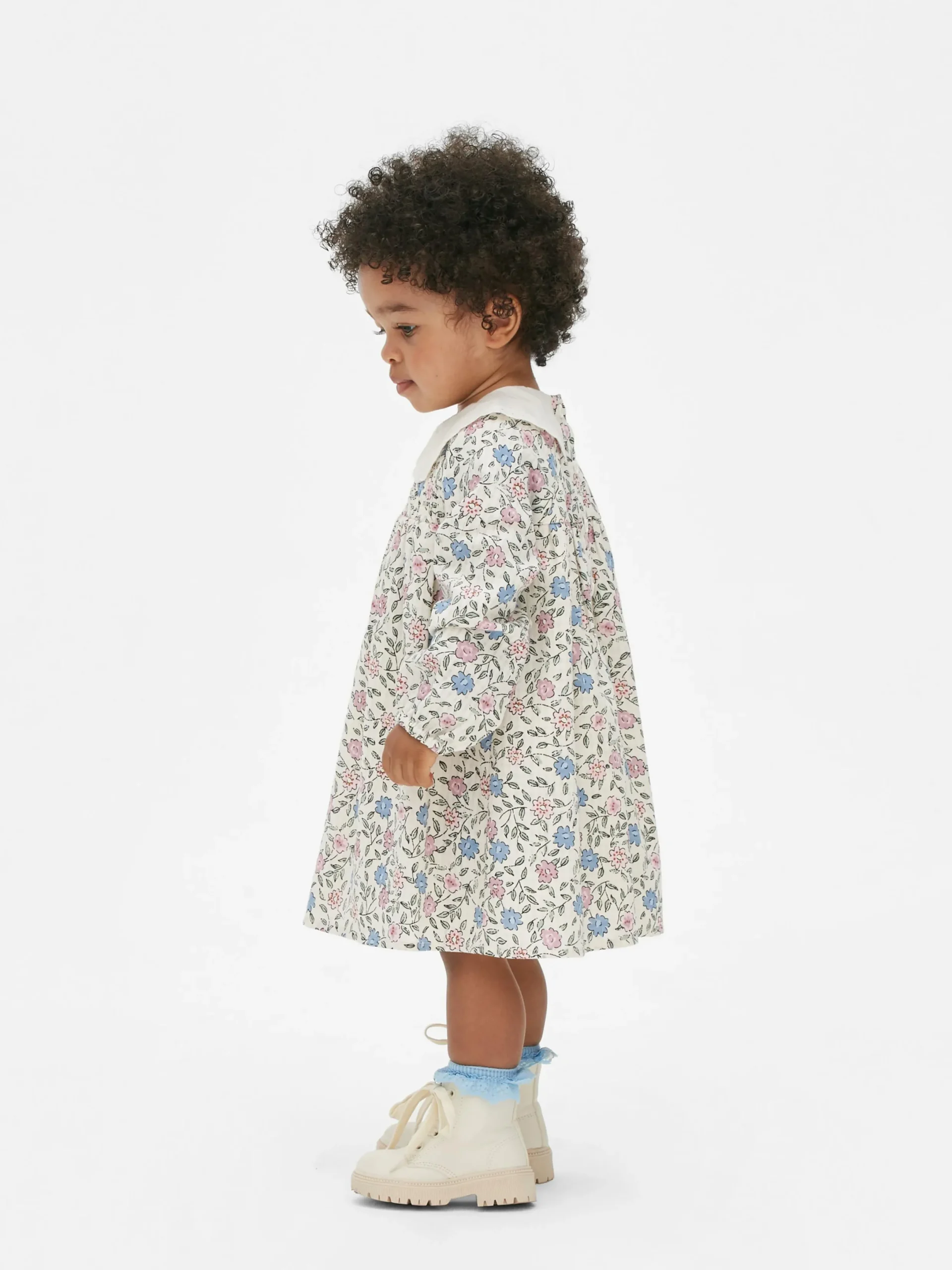 Kleider Und Röcke|Primark Kleid Mit Kragen Und Blumenmuster Multi