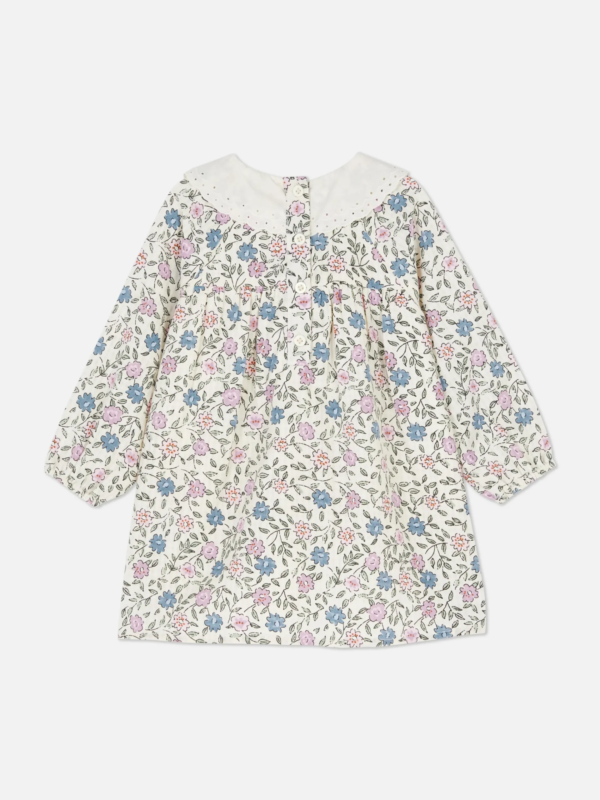 Kleider Und Röcke|Primark Kleid Mit Kragen Und Blumenmuster Multi