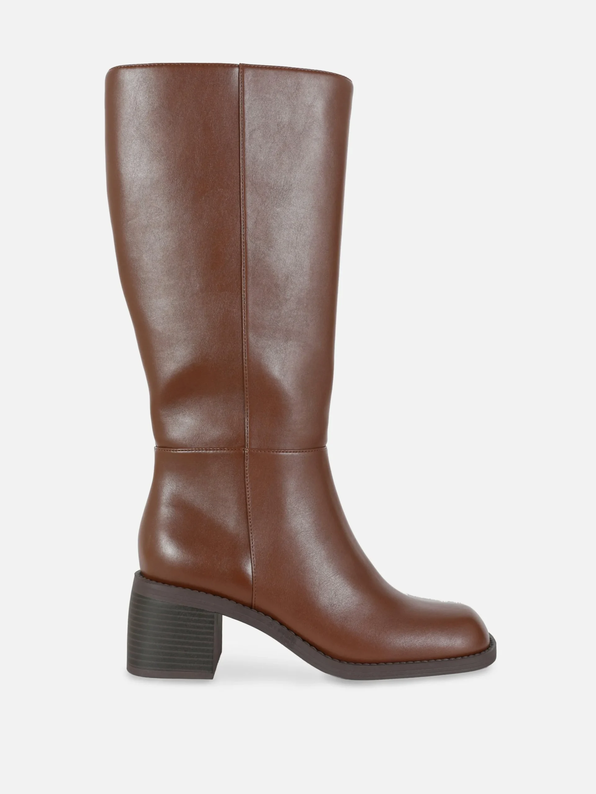 Stiefel|Primark Kniehohe Stiefel Mit Absatz Braun