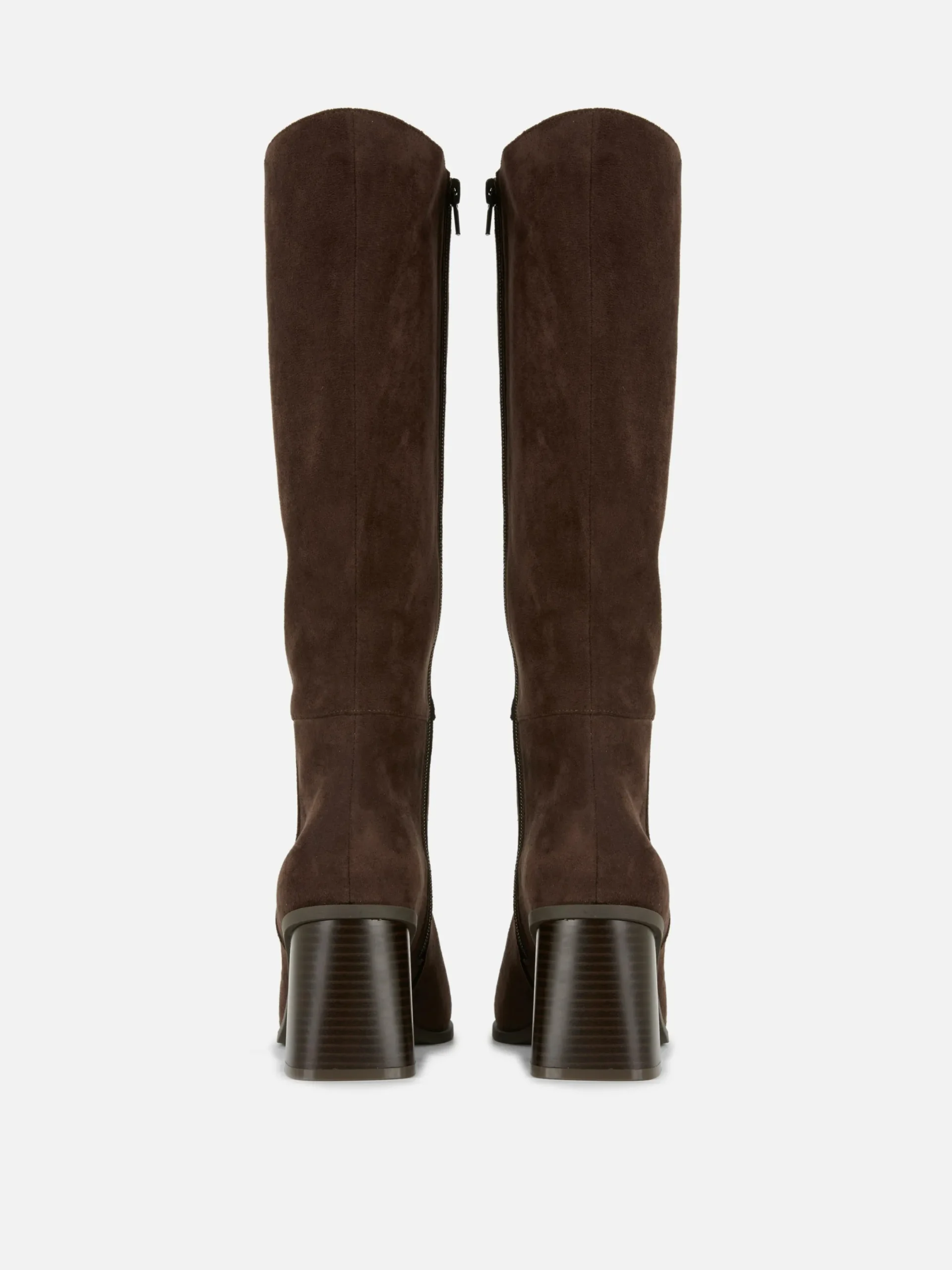 Stiefel|Primark Kniehohe Stiefel Mit Absatz Schokoladenbraun