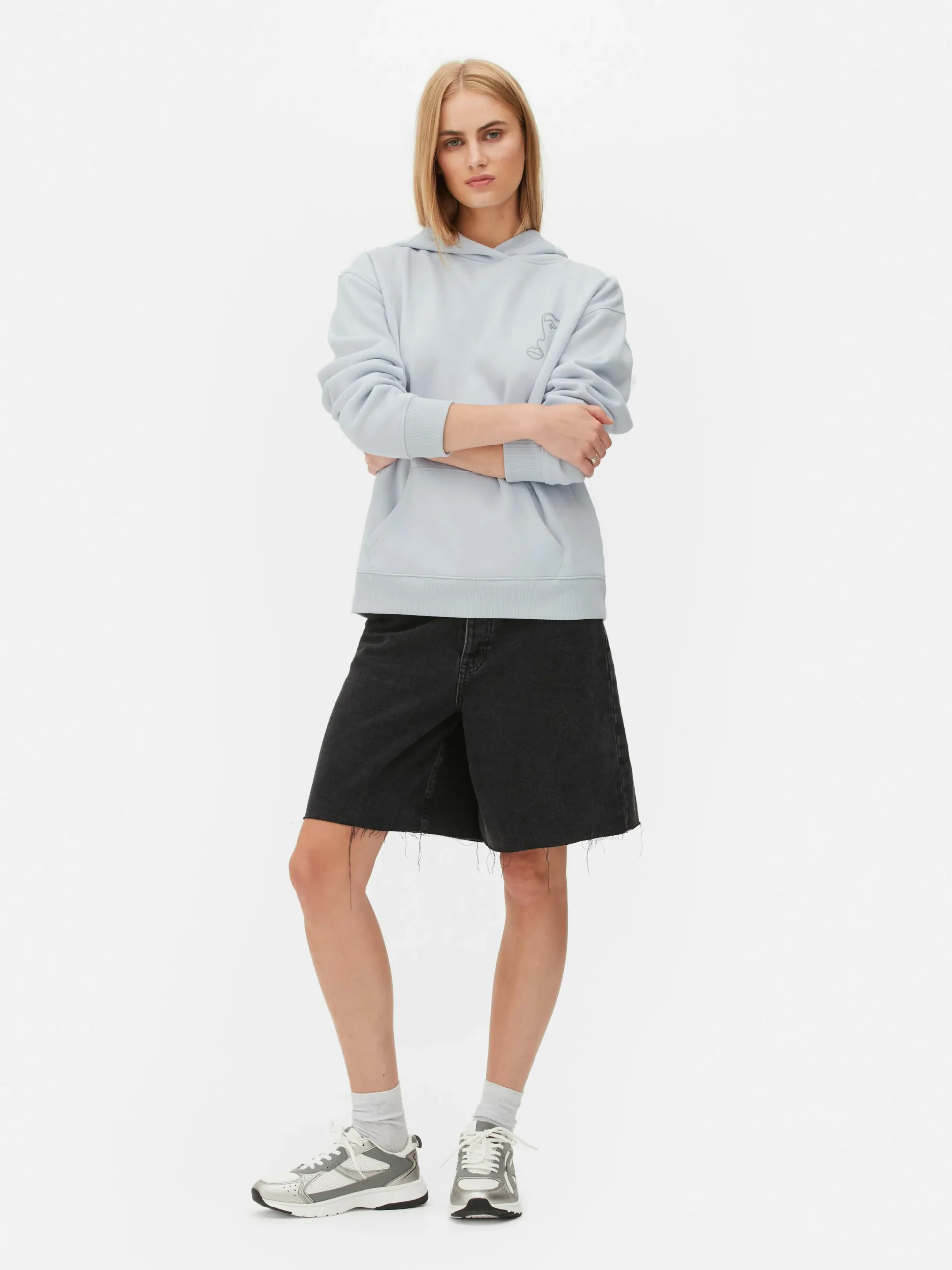 Hoodies Und Sweatshirts|Primark Kombi-Hoodie Mit Grafik Blau