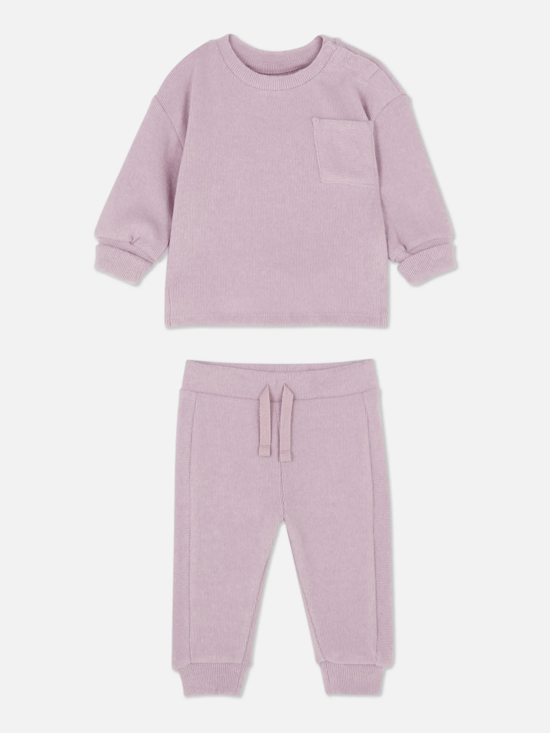 Sets Und Outfits|Primark Kombi-Set Aus Jogginghose Und Sweatshirt Rosa