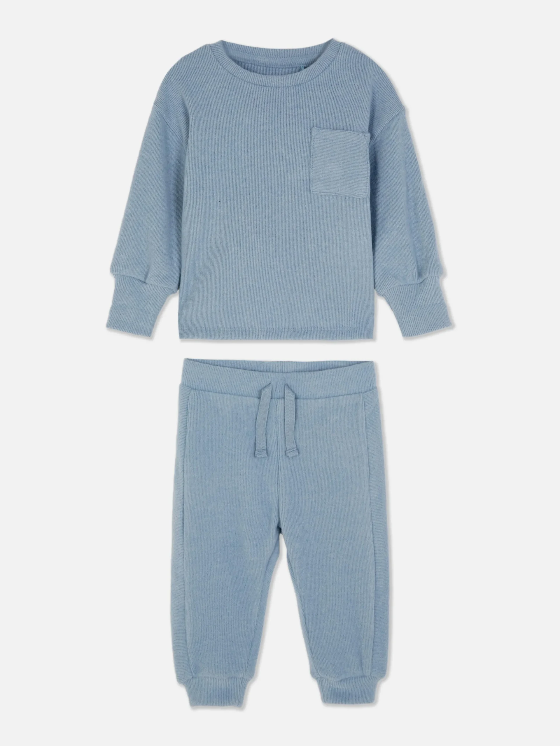 Sets Und Outfits|Primark Kombi-Set Aus Jogginghose Und Sweatshirt Blau