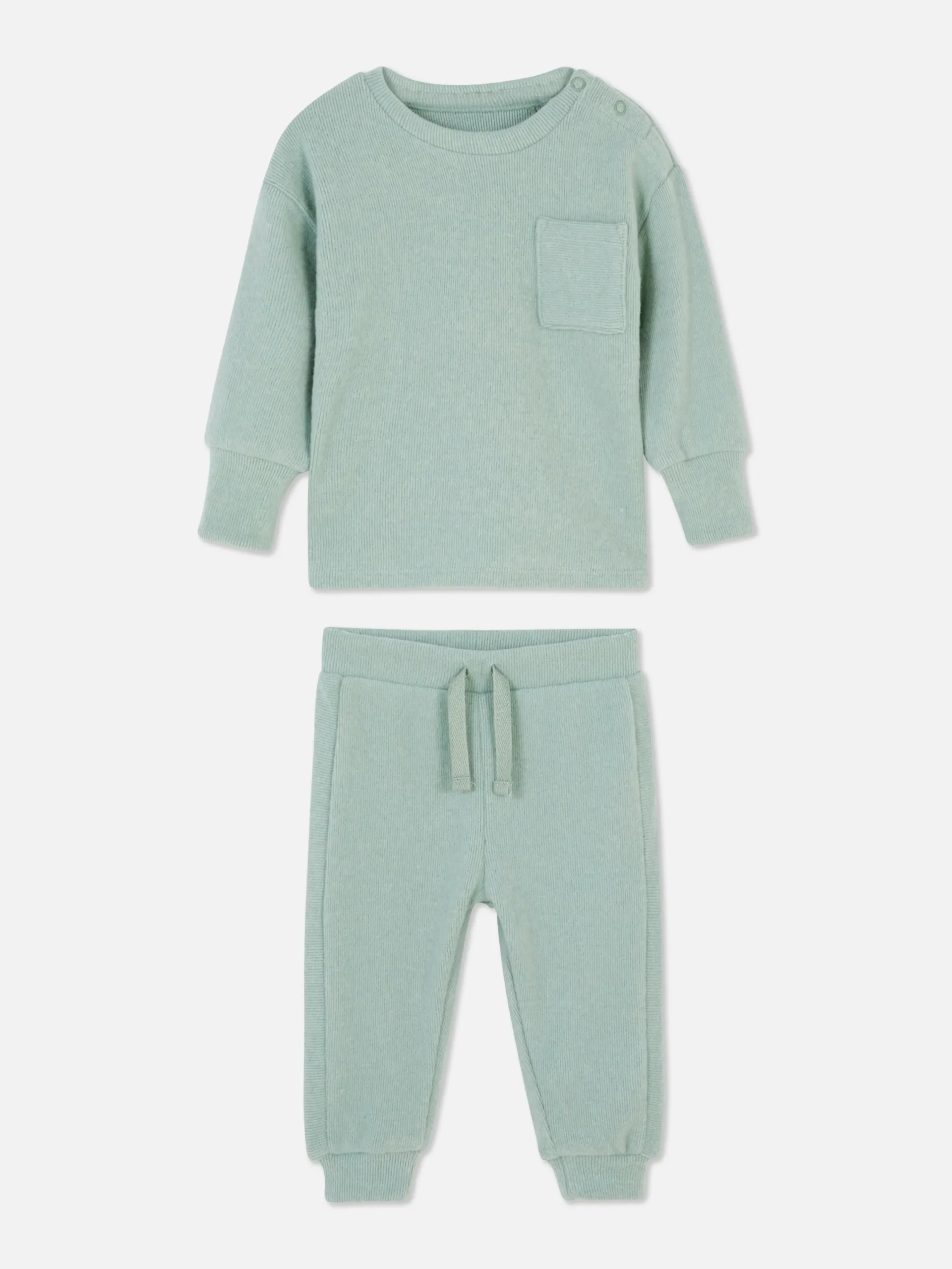 Sets Und Outfits|Primark Kombi-Set Aus Jogginghose Und Sweatshirt Grün