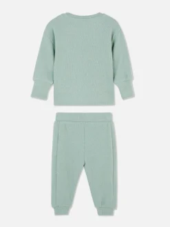 Sets Und Outfits|Primark Kombi-Set Aus Jogginghose Und Sweatshirt Grün