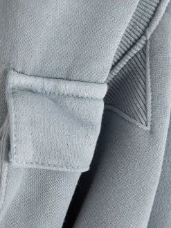 Sets Und Outfits|Primark Kombiset Aus Sweatshirt Und Cargo-Jogginghose Blau