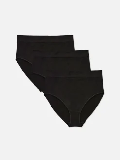 Slips|Primark Komfort-Slips Mit Hohem Bund, 3er-Pack Schwarz