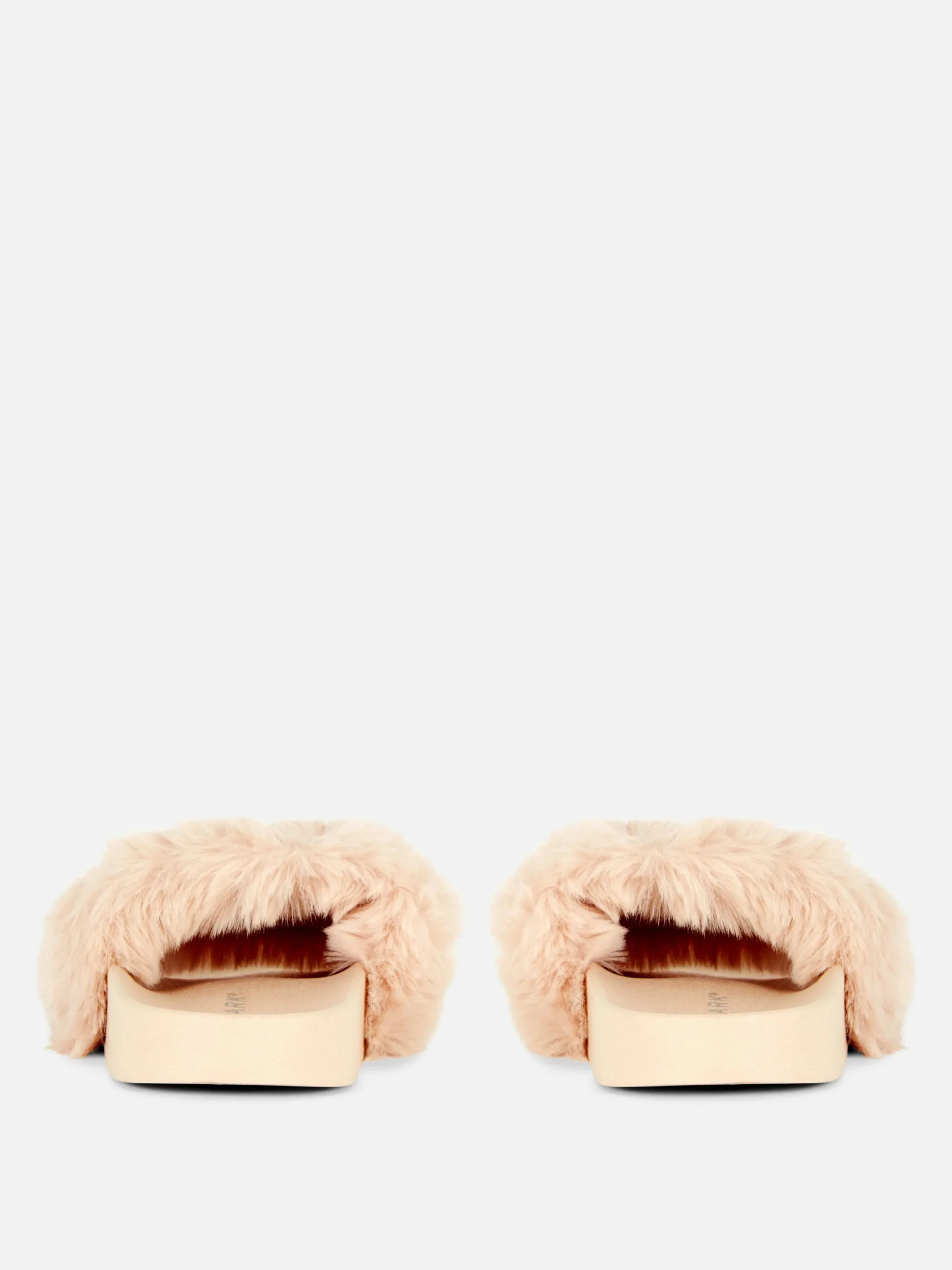 Flipflops Und Badesandalen|Primark Kunstfell-Badesandalen Beige