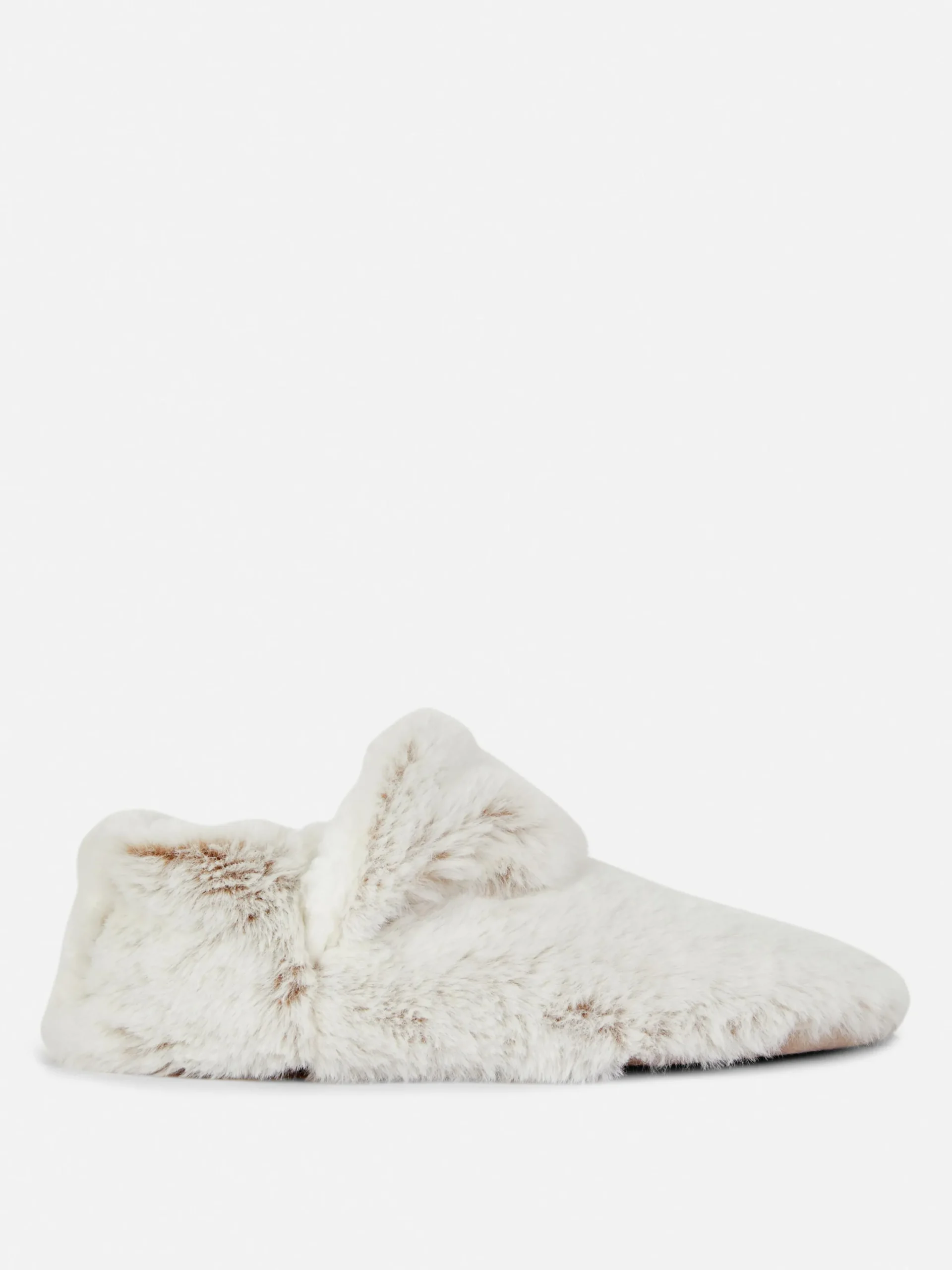 Hausschuhe|Primark Kunstfell-Hausschuhe Mit Fleecefutter Beige