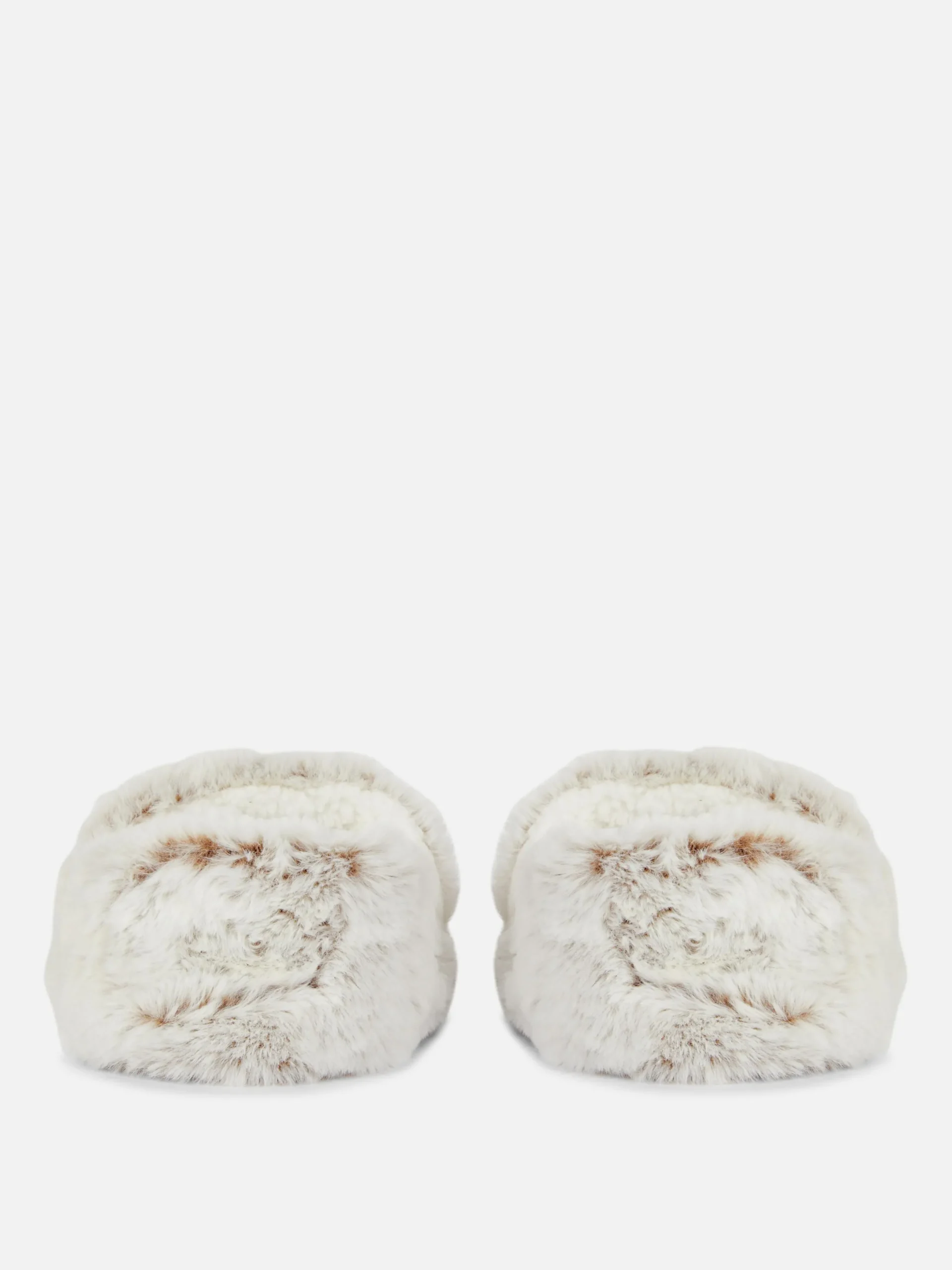 Hausschuhe|Primark Kunstfell-Hausschuhe Mit Fleecefutter Beige